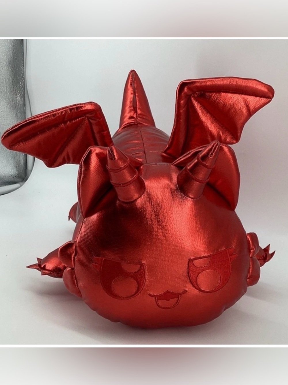 Aphmau Dragon Ruby Red Cat Plush Gemstone Catface Stuffed Animal MeeMeows 12”